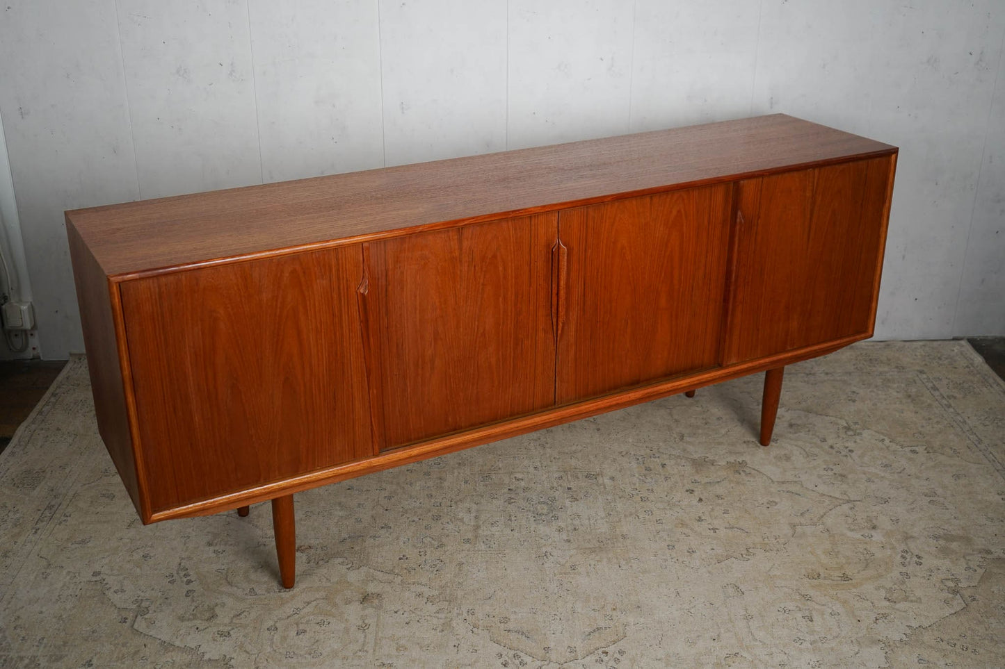 Buffet en teck par Axel Christensen pour Aco Danish Mid Century Vintage