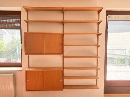 Shelving system by Kai Kristiansen for FM Møbler Oak Vintage