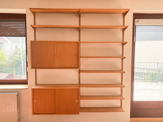 Shelving system by Kai Kristiansen for FM Møbler Oak Vintage