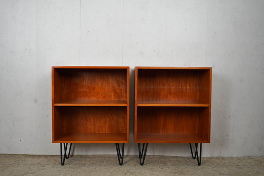 Danish Teak Bedside Table SET Mid Century Vintage