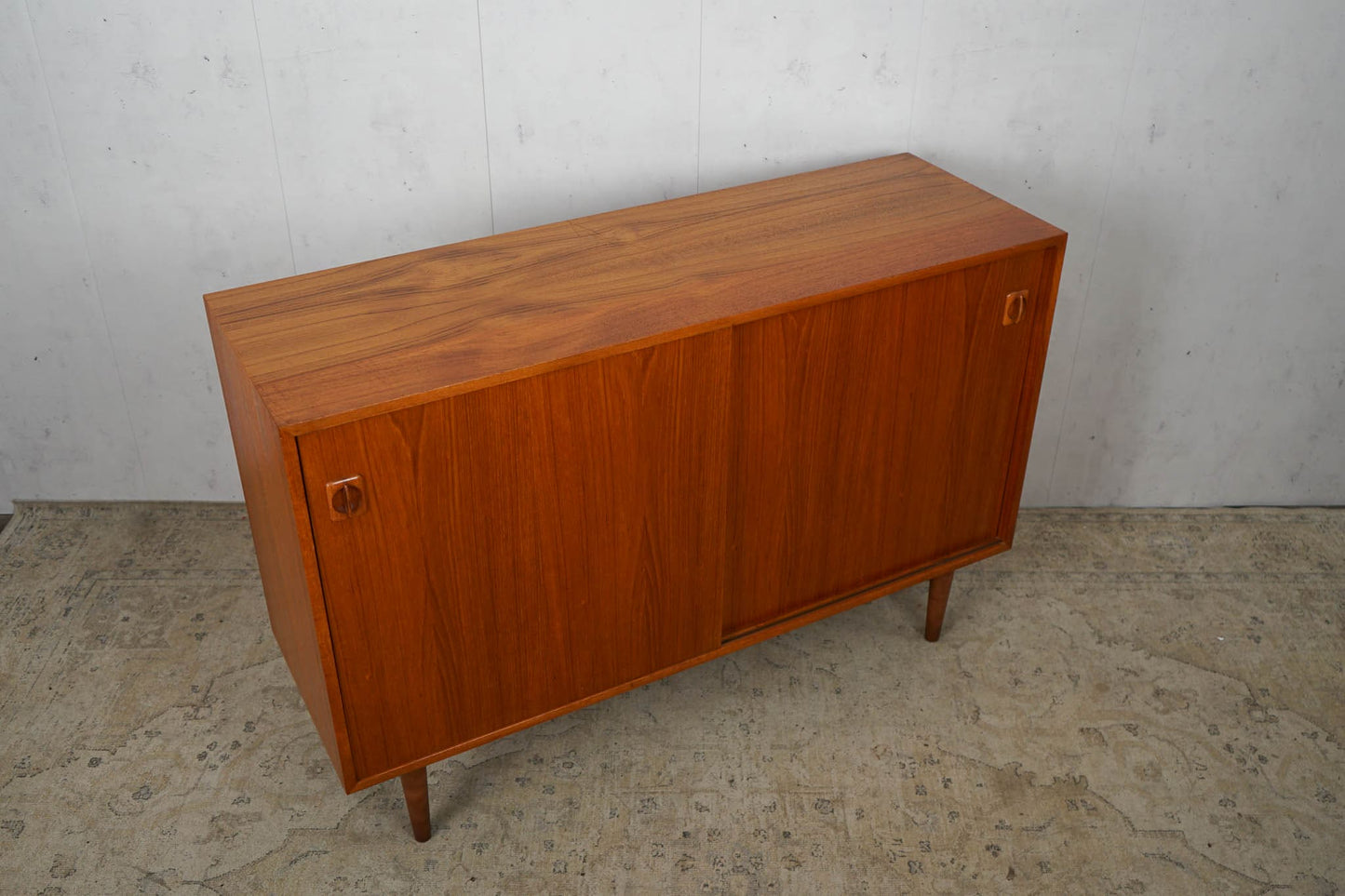 Teak Sideboard Chest of Drawers Danish Mid Century 120cm Vintage