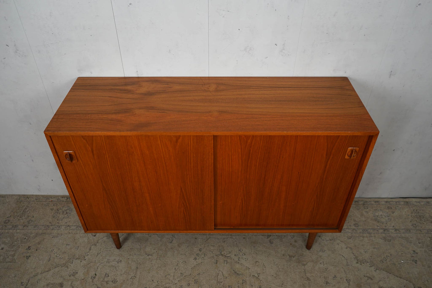 Commode buffet en teck danois Mid Century 120cm vintage