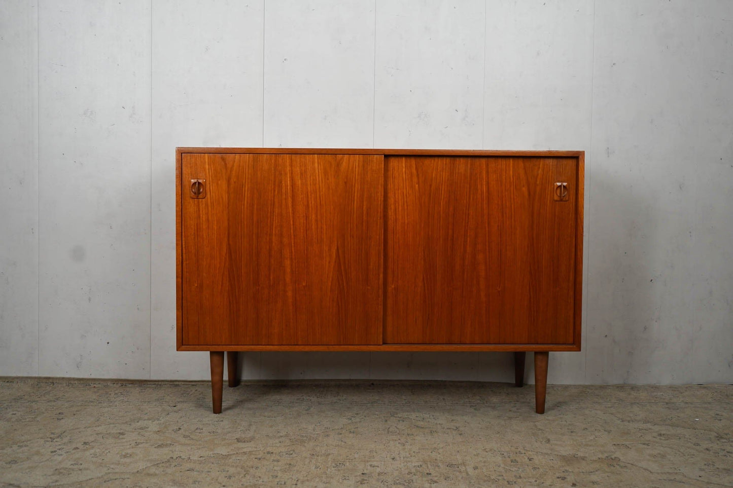 Commode buffet en teck danois Mid Century 120cm vintage