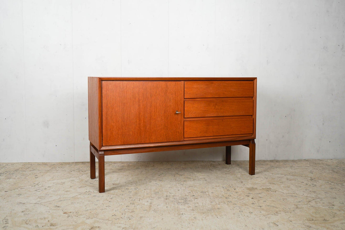 Commode buffet en teck danois Mid Century 110cm vintage