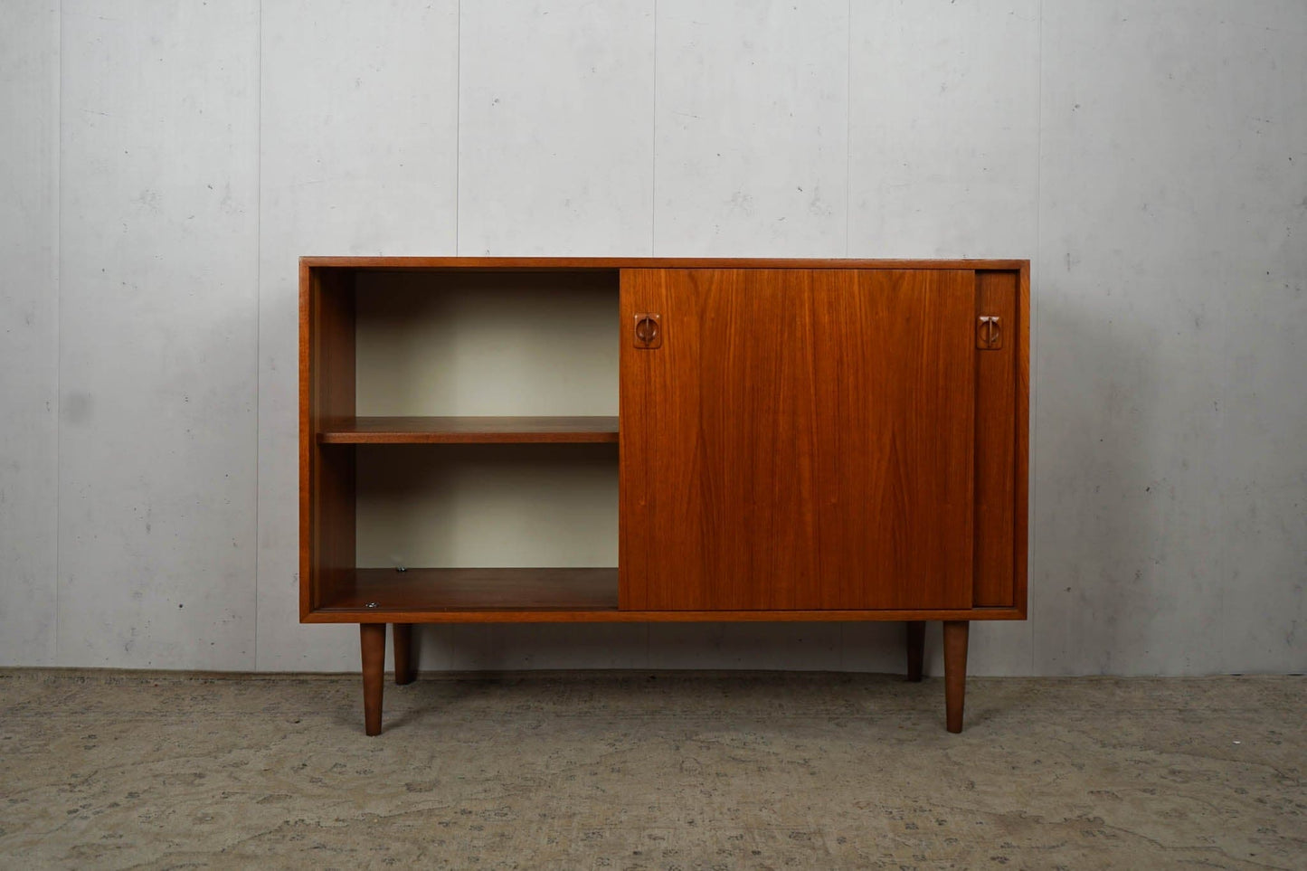 Teak Sideboard Kommode Dänisch Mid Century 120cm Vintage