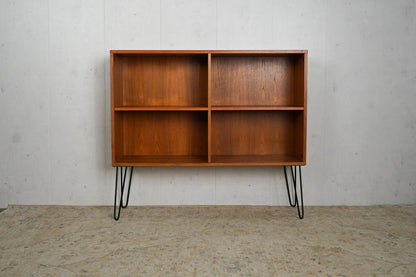 Teak Regal Bücherregal Vintage 120cm 60er Mid Century Retro Dänisch