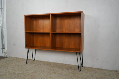 Teak Regal Bücherregal Vintage 120cm 60er Mid Century Retro Dänisch