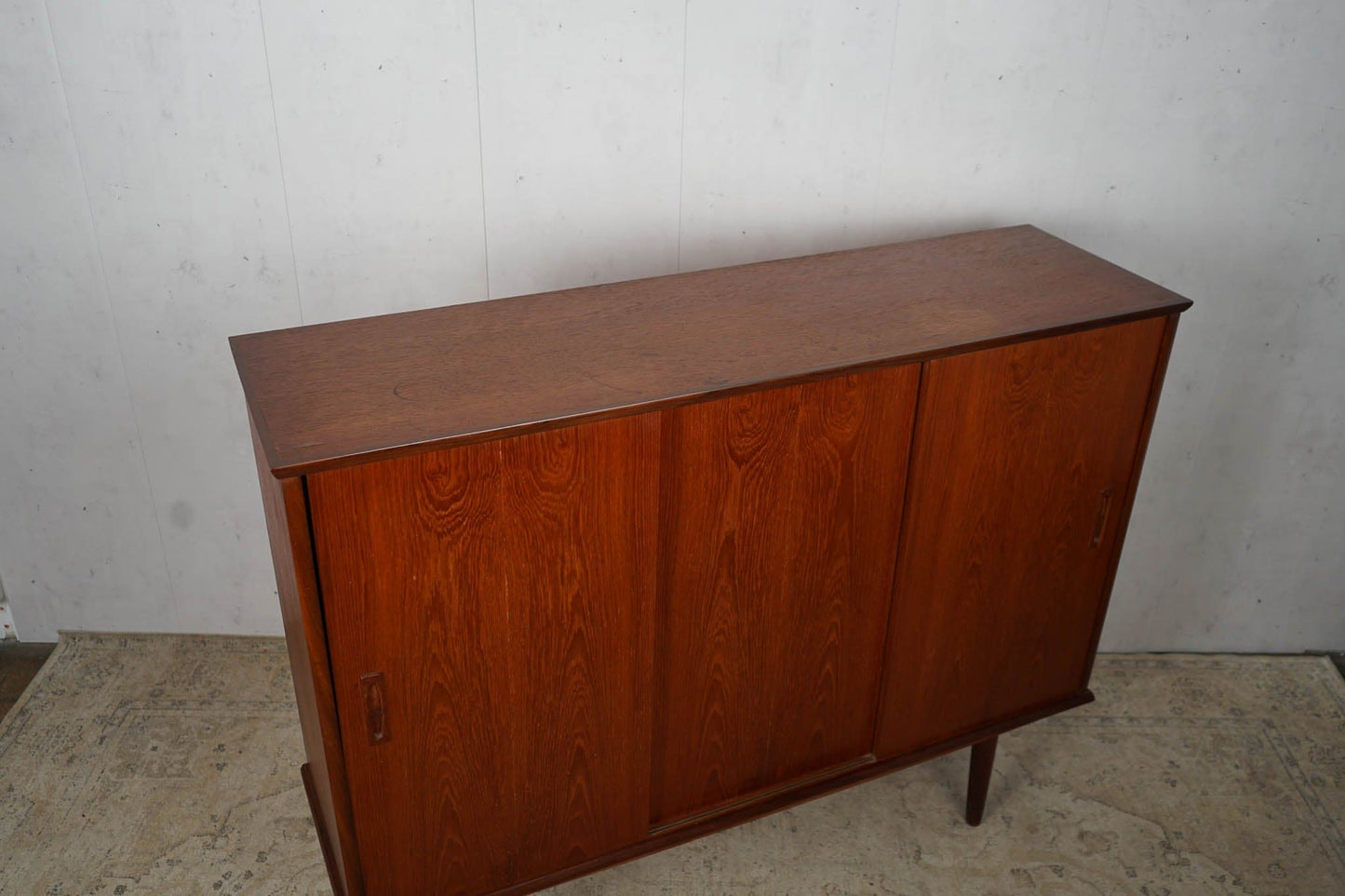 Teak Highboard Sideboard Dänisch Mid Century 140cm Vintage