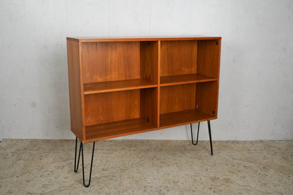 Teak Regal Bücherregal Vintage 120cm 60er Mid Century Retro Dänisch