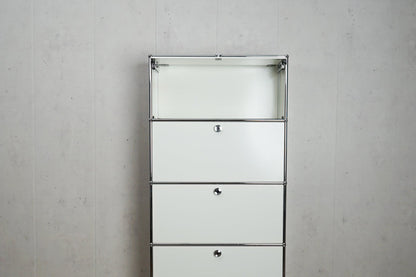 USM Haller étagère murale blanc pur RAL 9010 vintage