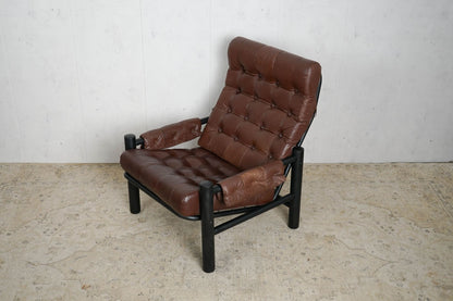 Leder Lounge Chair 60er Mid Century Sessel Vintage