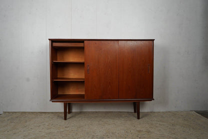 Danish Teak Highboard Sideboard 60s Mid Century 140 cm Vintage