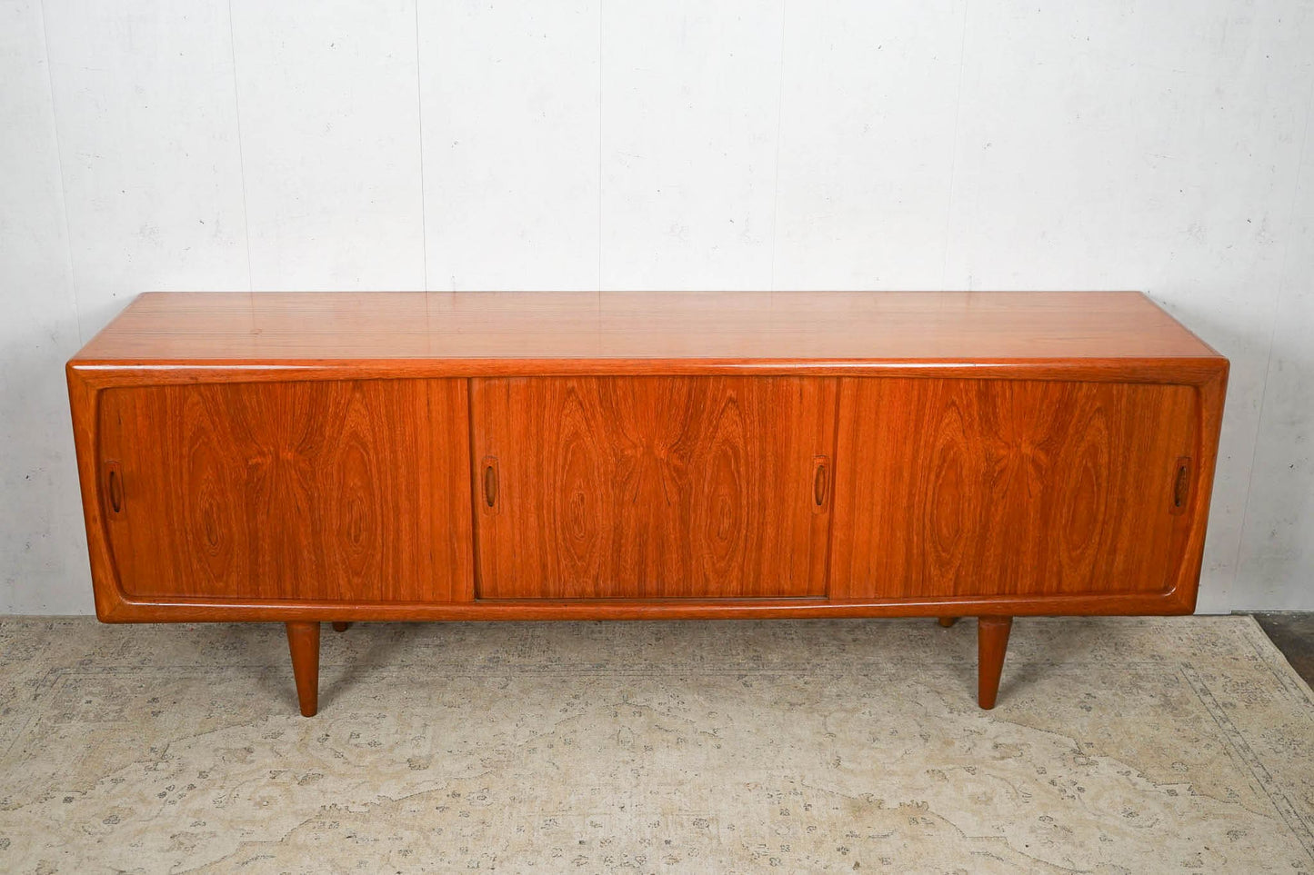 Danish Teak Sideboard by HP Hansen 60s Mid Century Vintage