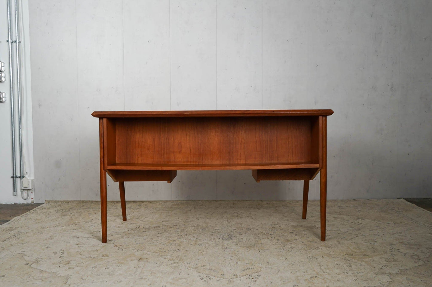 Danish Mid Century Teak Desk by Gunnar Nielsen Tibergaard Vintage