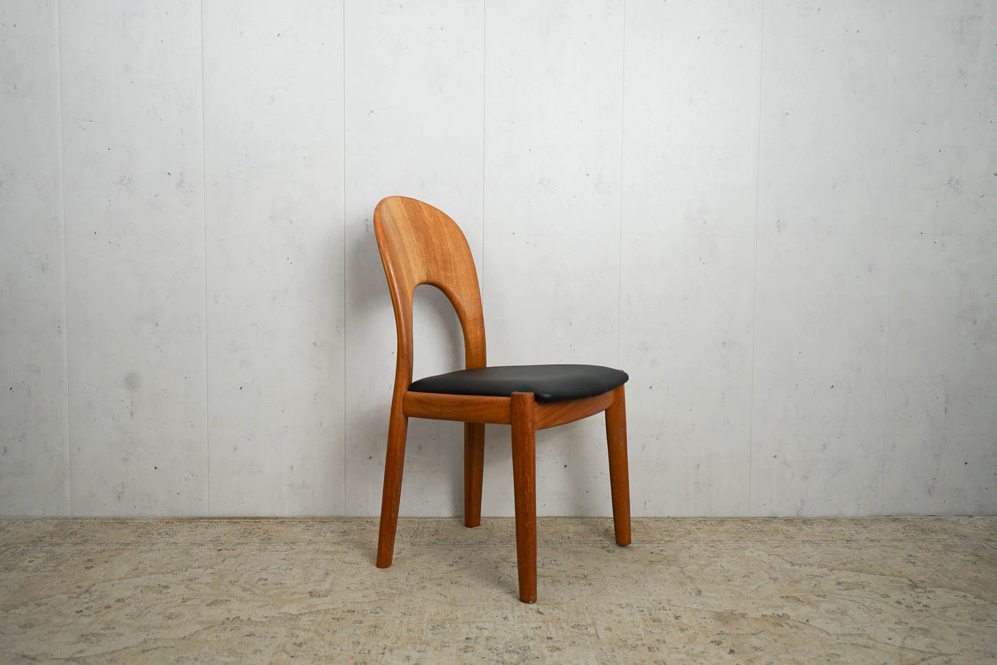 1 of 4 Danish Teak Chairs by Niels Koefoed Dining Chair Vintage