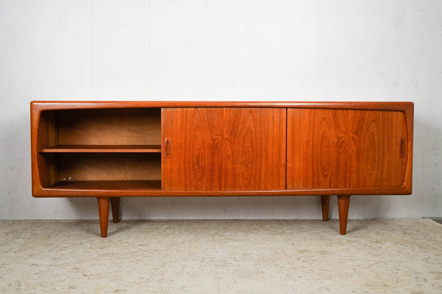 Dänisches Teak Sideboard von H.P. Hansen 60er Mid Century Vintage