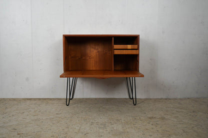 Teak Sideboard Bar Cabinet 60s Mid Century 80cm Vintage