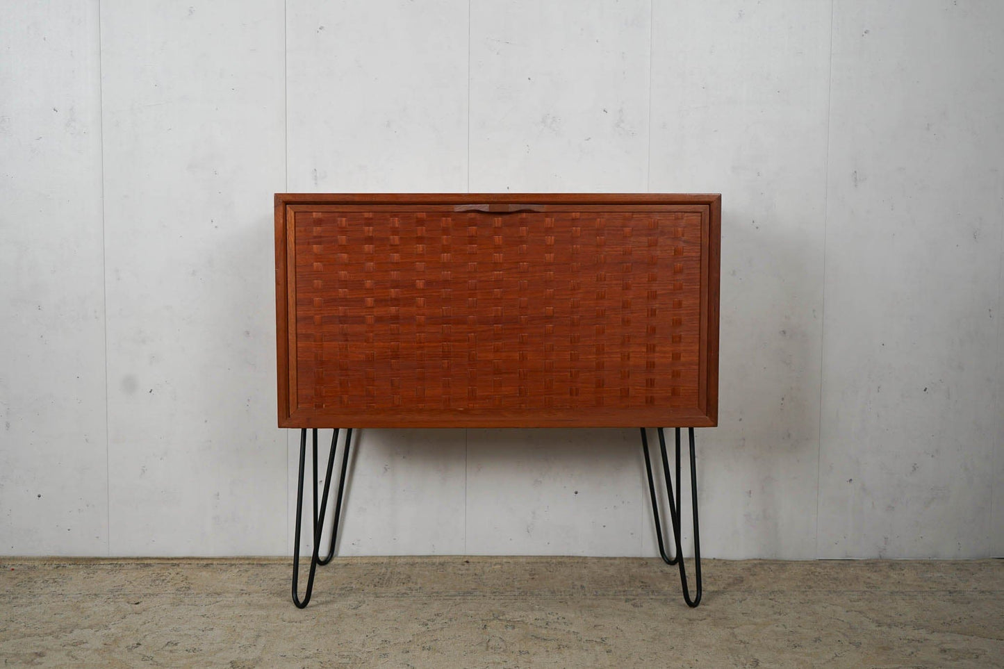 Teak Sideboard Bar Cabinet 60s Mid Century 80cm Vintage