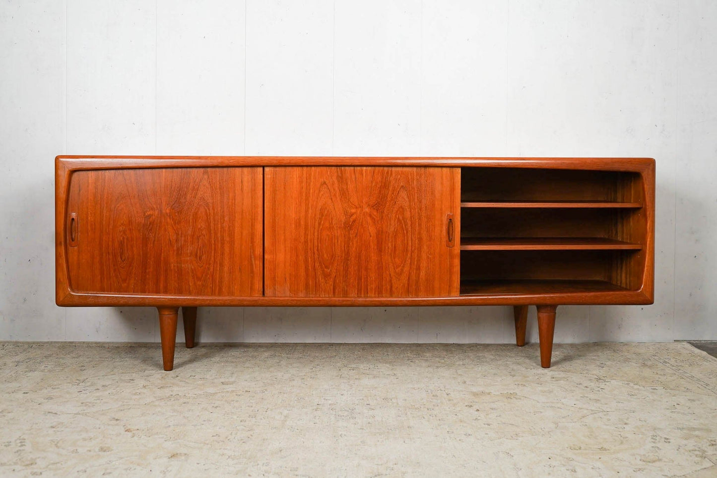 Danish Teak Sideboard by HP Hansen 60s Mid Century Vintage