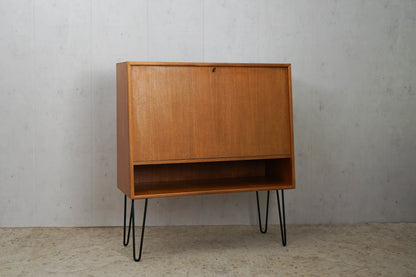 Teak shelf cabinet vintage 60s mid century retro