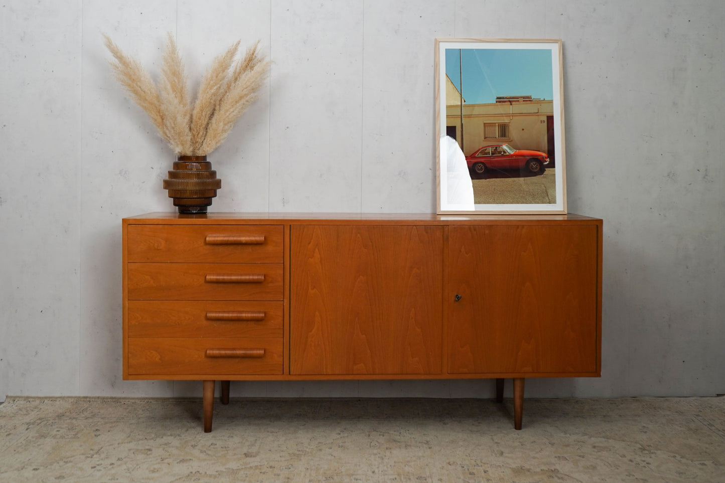 Teak Sideboard Kommode Dänisch Mid Century 170cm Vintage