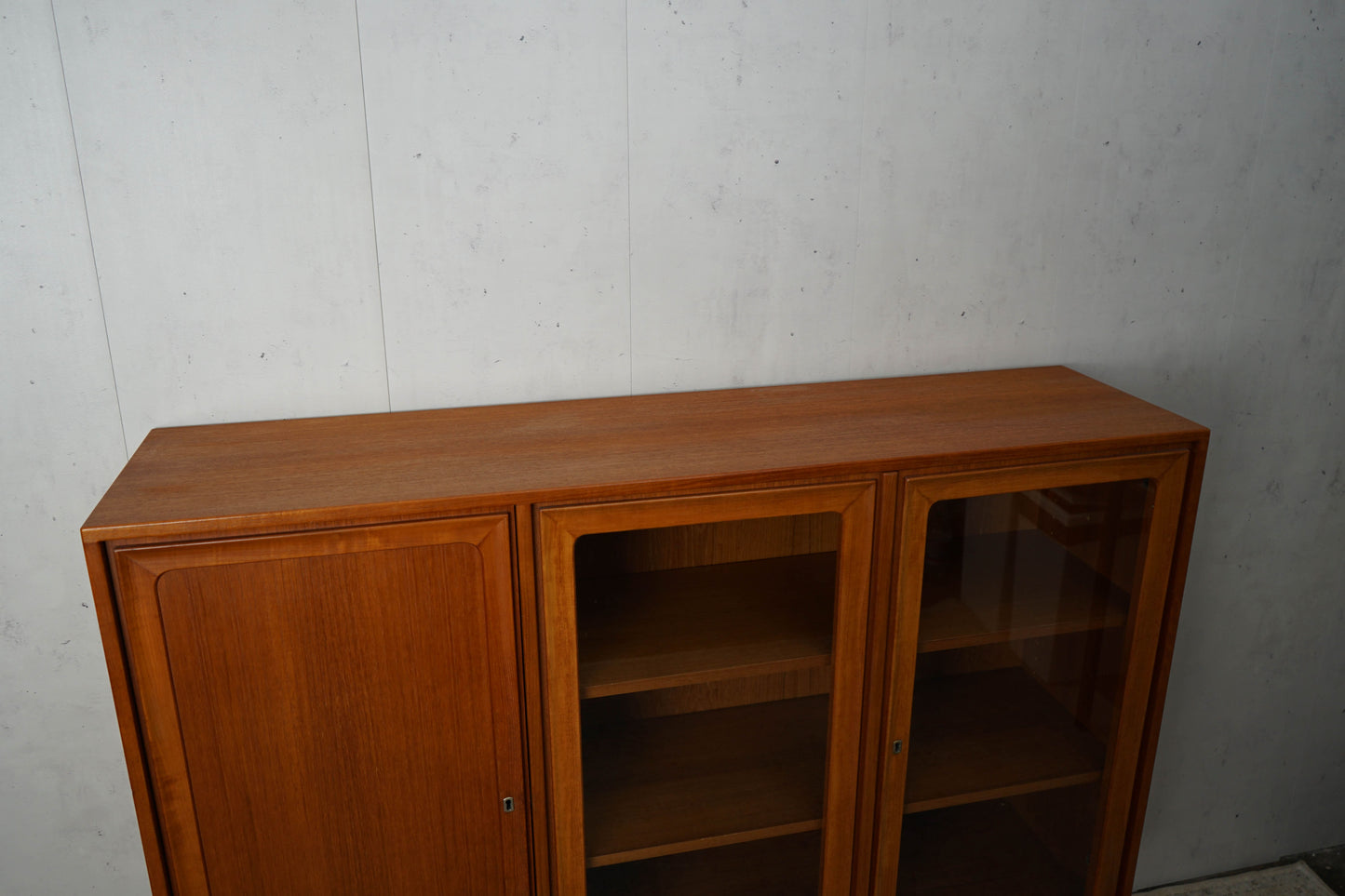 Teak Vitrine Sideboard Mid Century Anrichte Vintage 60er