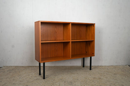 Teak Bücherregal 120cm Mid Century Dänisch Vintage