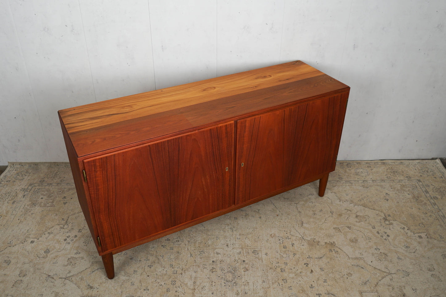 Teak sideboard chest of drawers Danish vintage 60s mid century