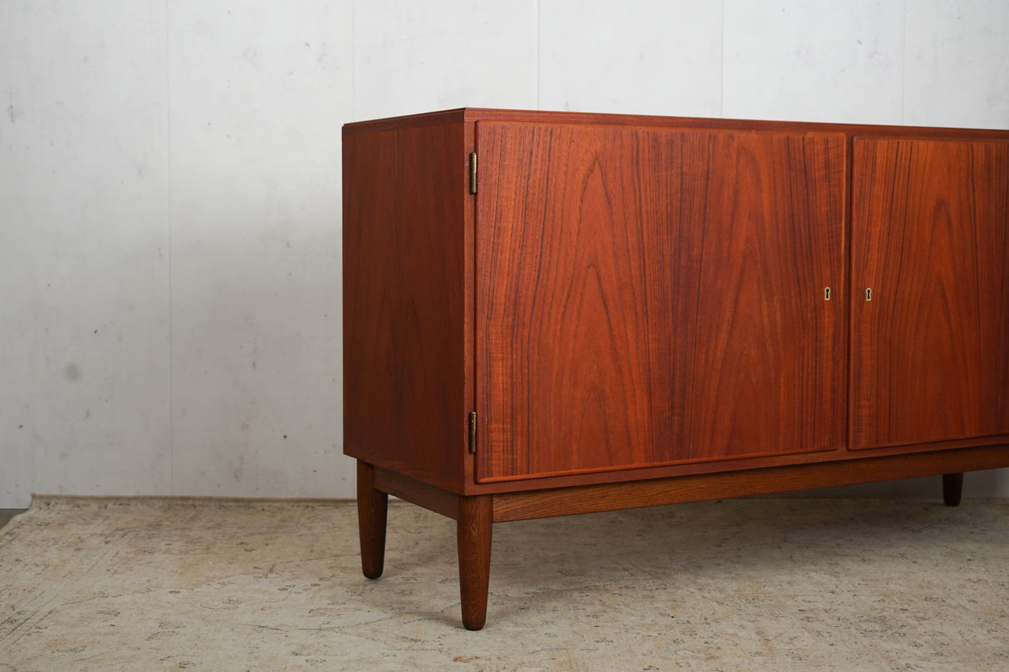 Teak sideboard chest of drawers Danish vintage 60s mid century