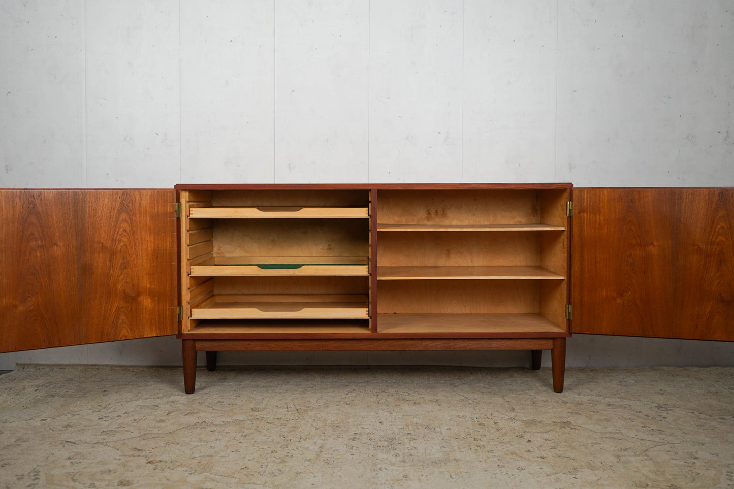 Teak sideboard chest of drawers Danish vintage 60s mid century