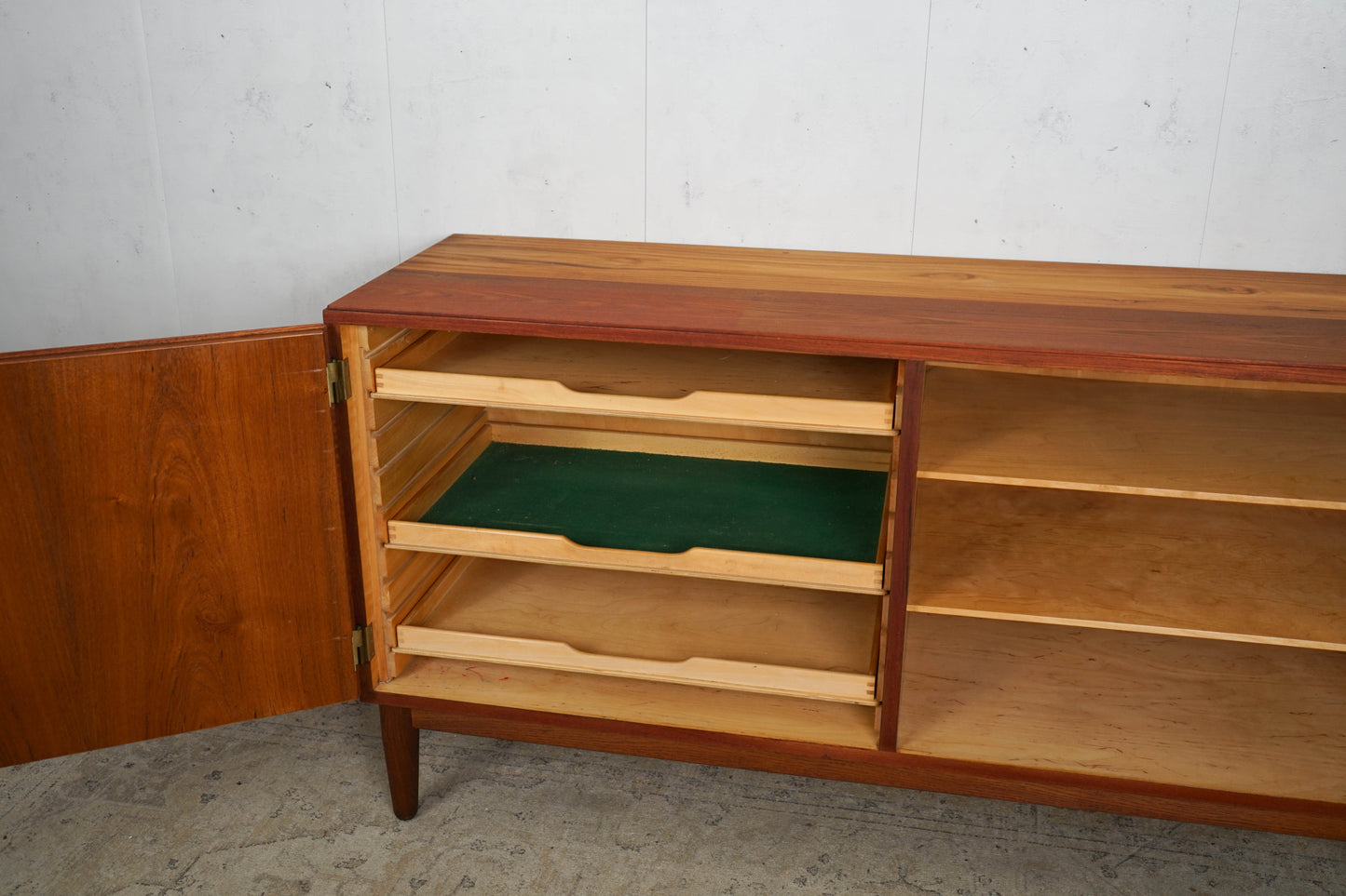 Teak sideboard chest of drawers Danish vintage 60s mid century