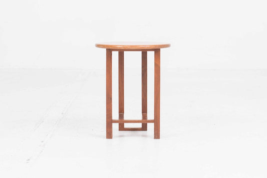 Vintage stool by Álvaro Siza brown mahogany