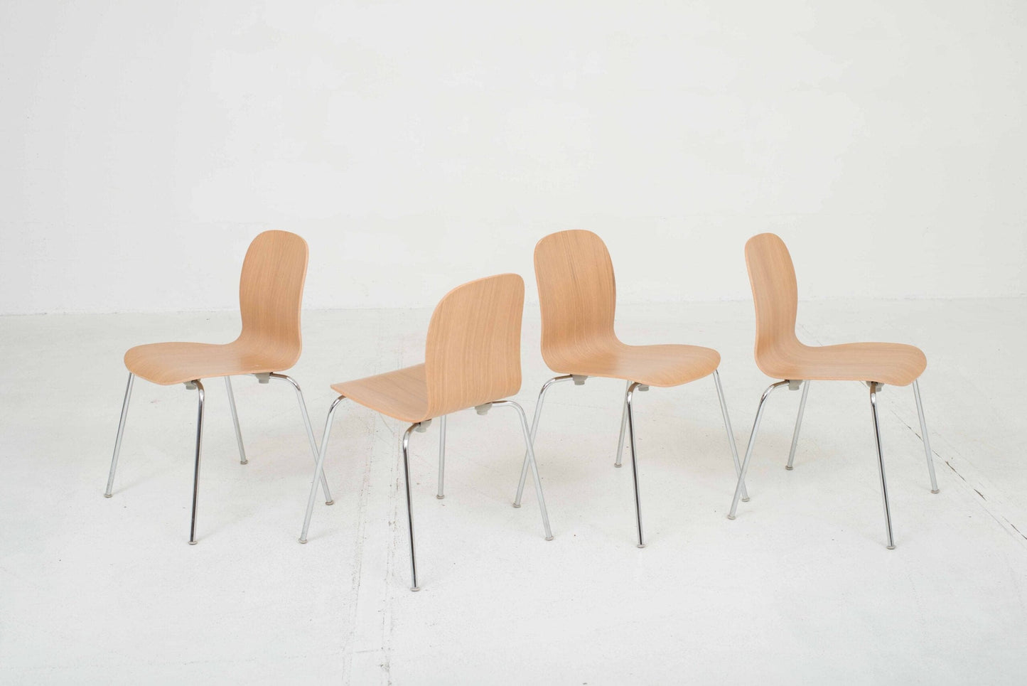 Cappellini Tate chairs by Jasper Morrison, set of 4 vintage