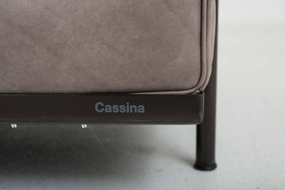 Cassina LC2 Sessel von Le Corbusier in braunem Naturleder