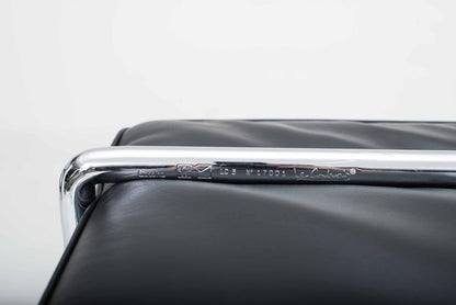 Cassina LC3 armchair by Le Corbusier in black leather