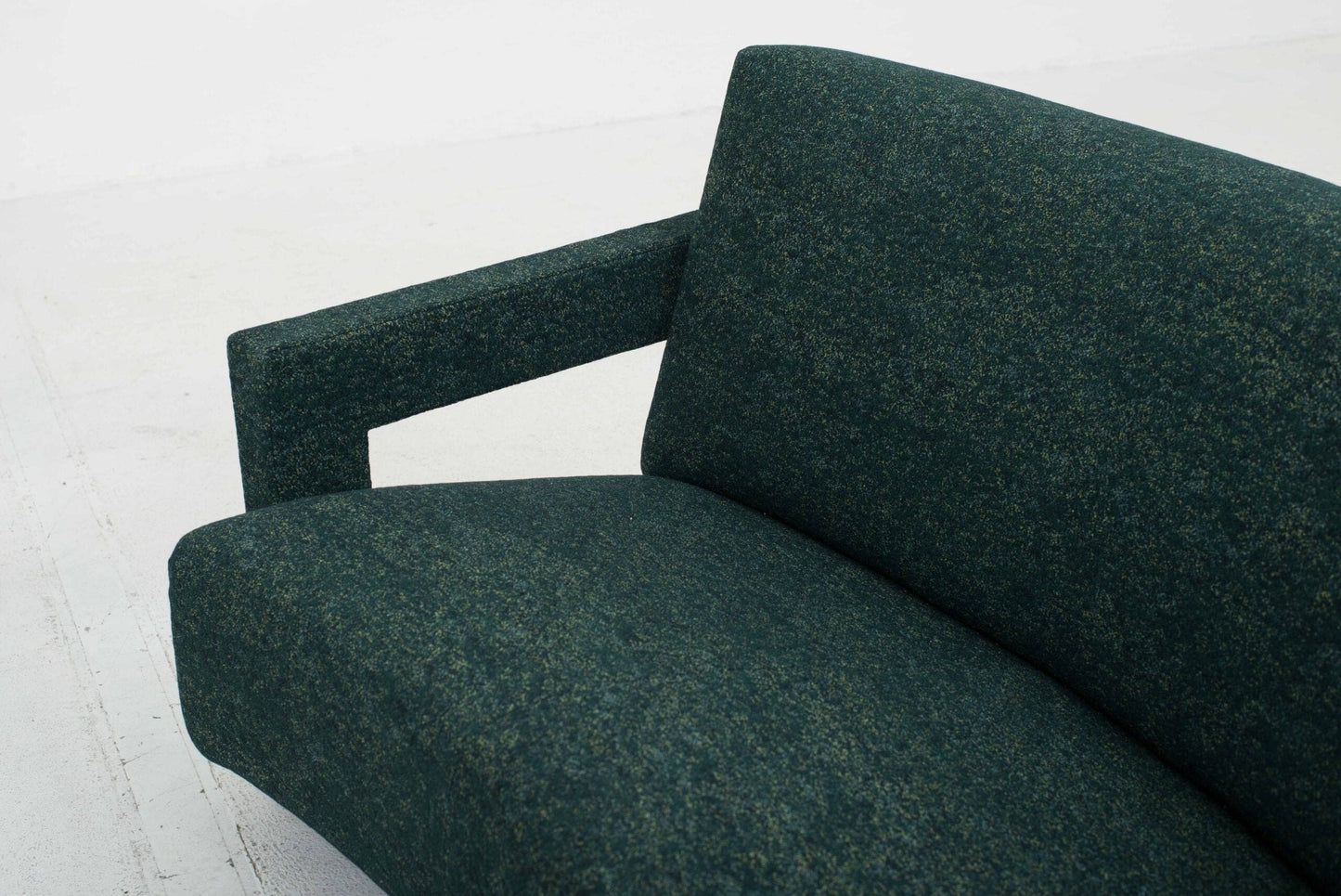 Cassina 637 Utrecht sofa by Gerrit Rietveld in dark green vintage