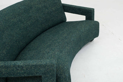 Cassina 637 Utrecht sofa by Gerrit Rietveld in dark green vintage