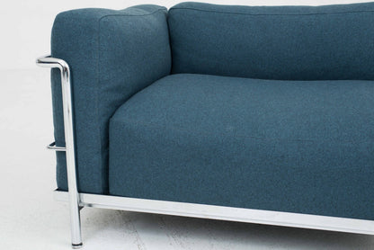 Cassina LC3 Méridienne Sessel von Le Corbusier in Blau - 2nd home