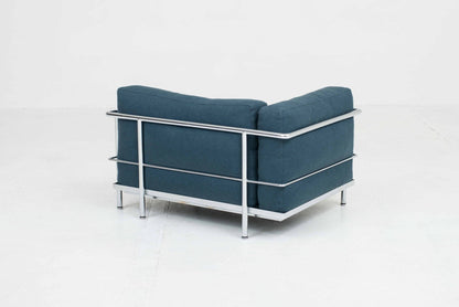 Cassina LC3 Méridienne Sessel von Le Corbusier in Blau - 2nd home