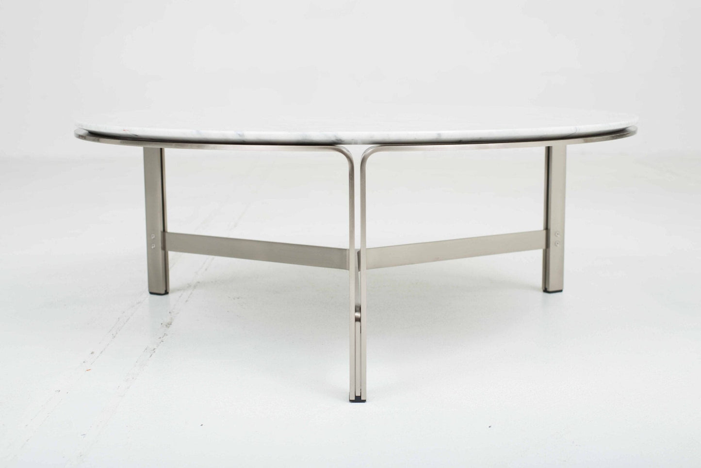 Table basse Flexform Clarke de Carlo Colombo en marbre vintage