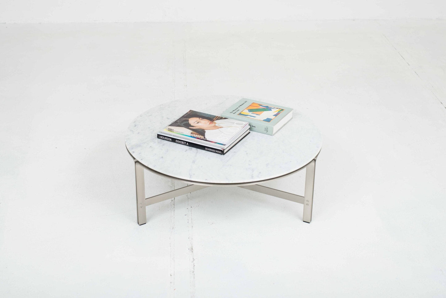 Flexform Clarke coffee table by Carlo Colombo in marble vintage