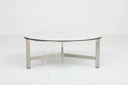 Flexform Clarke coffee table by Carlo Colombo in marble vintage