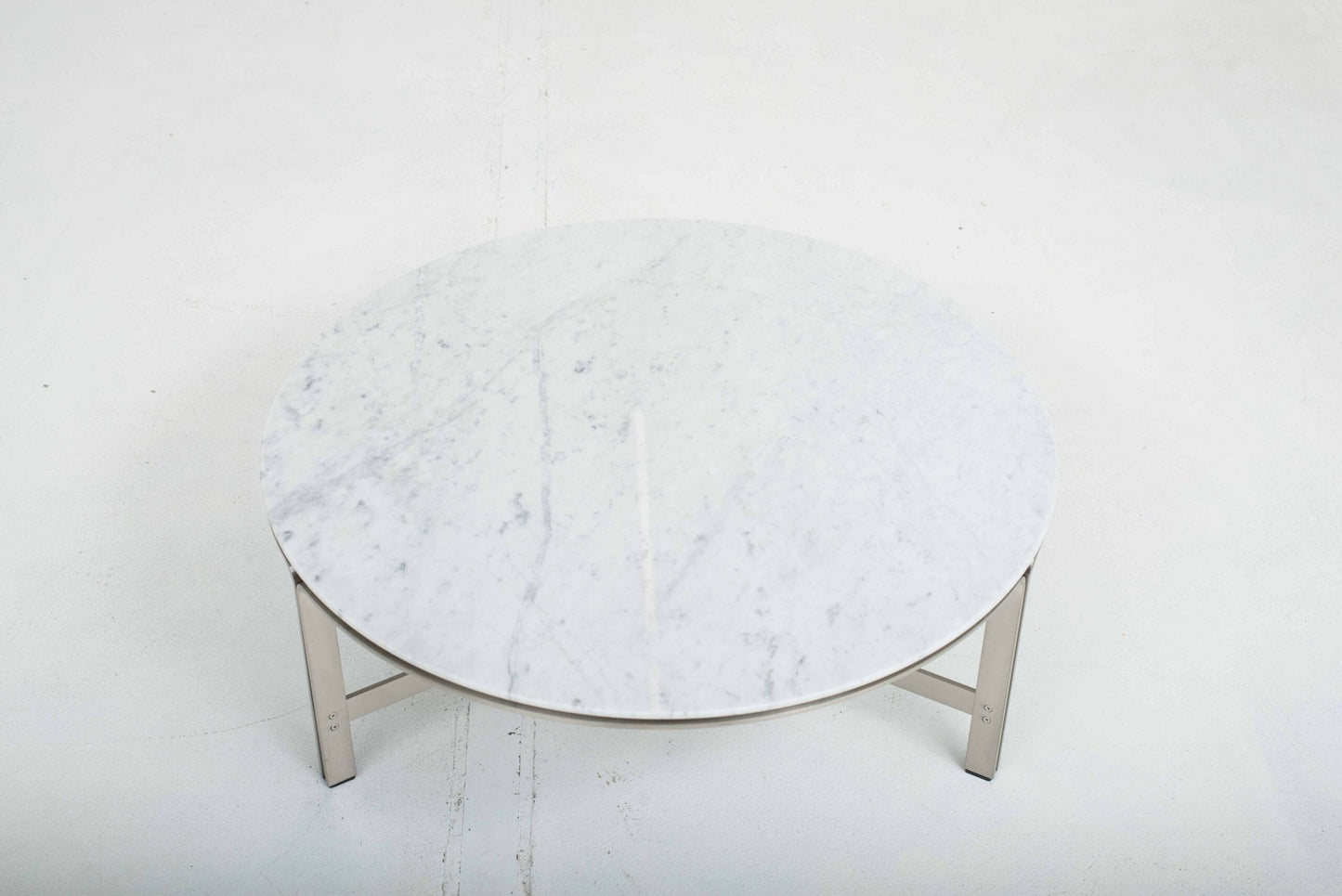 Table basse Flexform Clarke de Carlo Colombo en marbre vintage