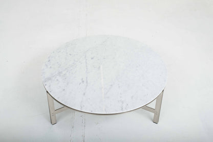 Flexform Clarke coffee table by Carlo Colombo in marble vintage