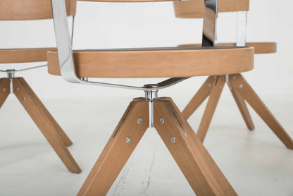 Girsberger chair G125 by Mathias Seiler in oak