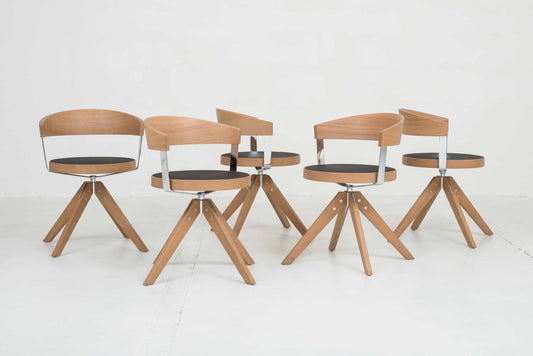 Girsberger chair G125 by Mathias Seiler in oak