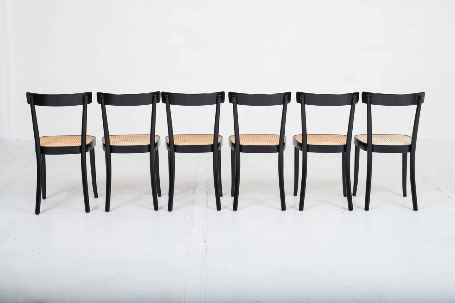 Horgenglarus 1-256 stained chairs by Werner Max Moser, set of six