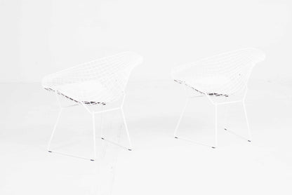 Knoll International Diamond Armchair by Harry Bertoia, outdoor-suitable Vintage