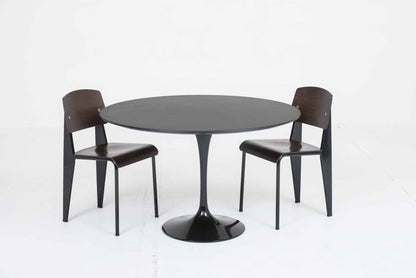 Knoll International Tulip Table 120cm von Eero Saarinen in Schwarz Vintage