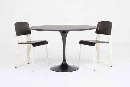 Knoll International Tulip Table 120cm von Eero Saarinen in Schwarz Vintage